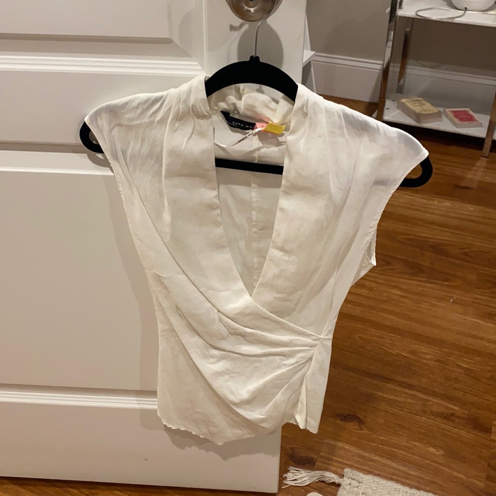 Zara work blouse